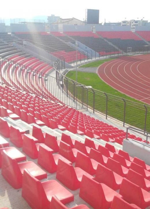 At the Loro Borici stadium in Shkodër, Albania, our Star seat traverse stadium seat and Lima fixed tribune seat model were applied.
